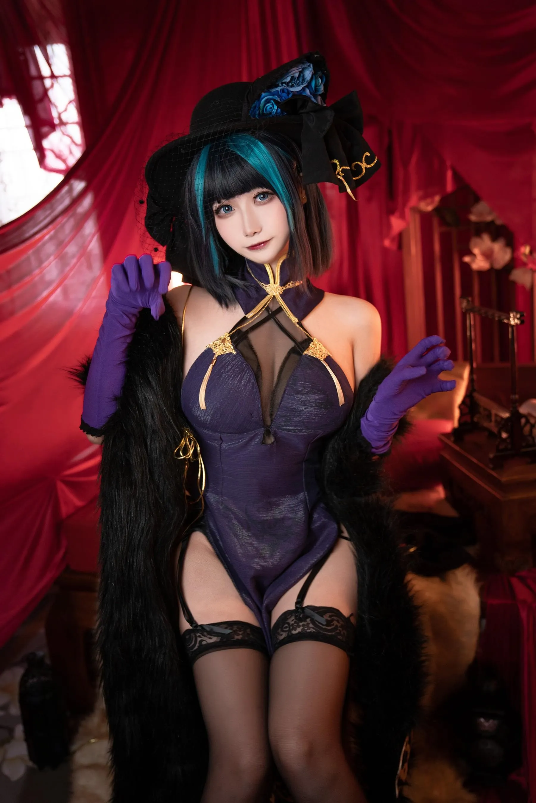 Momoko葵葵 – NO.37 碧蓝航线柴郡 音乐绚烂CaitSith [16P]插图7